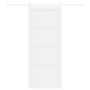 Puerta Deslizante  con Juego de Accesorios Blanca 86x211 cm Madera Maciza de Pino | Foro24.es | Tu tienda online para hogar, jardín y más Foro24.es