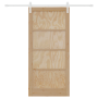 Puerta Deslizante  con Juego de Herrajes 93x202 cm Madera Maciza Pino | Foro24.es | Tu tienda online para hogar, jardín y más Foro24.es