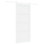 Puerta Deslizante  con Juego de Herrajes Blanca 93x211 cm de Pino Macizo | Foro24.es | Tu tienda online para hogar, jardín y más Foro24.es