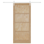 Puerta corrediza  con juego de herrajes 93x211 cm de madera maciza de pino | Foro24.es | Tu tienda online para hogar, jardín y más Foro24.es