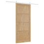 Puerta corrediza  con juego de herrajes 93x211 cm de madera maciza de pino | Foro24.es | Tu tienda online para hogar, jardín y más Foro24.es