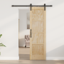Puerta Deslizante  con Juego de Hardware 61x198.5 cm Madera Sólida de Pino | Foro24.es | Tu tienda online para hogar, jardín y más Foro24.es