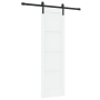 Puerta Deslizante con Juego de Accesorios Blanca 61x198.5 cm de Madera Maciza de Pino | Foro24.es | Tu tienda online para hogar, jardín y más Foro24.es