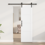 Puerta Deslizante con Juego de Accesorios Blanca 61x198.5 cm de Madera Maciza de Pino | Foro24.es | Tu tienda online para hogar, jardín y más Foro24.es