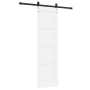 Puerta Deslizante con Juego de Accesorios Blanca 61x198.5 cm de Madera Maciza de Pino | Foro24.es | Tu tienda online para hogar, jardín y más Foro24.es