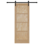 Puerta Deslizante  con Juego de Herrajes 73.5x198.5 cm de Madera Maciza de Pino | Foro24.es | Tu tienda online para hogar, jardín y más Foro24.es