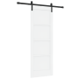 Puerta Deslizante  con Juego de Herrajes Blanca 73.5 x 198.5 cm Madera de Pino Maciza | Foro24.es | Tu tienda online para hogar, jardín y más Foro24.es
