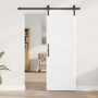 Puerta Deslizante  con Juego de Herrajes Blanca 73.5 x 198.5 cm Madera de Pino Maciza | Foro24.es | Tu tienda online para hogar, jardín y más Foro24.es