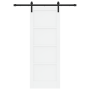 Puerta Deslizante  con Juego de Herrajes Blanca 73.5 x 198.5 cm Madera de Pino Maciza | Foro24.es | Tu tienda online para hogar, jardín y más Foro24.es