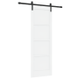 Puerta Corredera  con juego de herrajes blanca 73.5 x 211 cm de Madera Sólida de Pino | Foro24.es | Tu tienda online para hogar, jardín y más Foro24.es