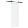 Puerta Deslizante  con Juego de Herrajes Blanca 73.5 x 198.5 cm Madera de Pino Maciza | Foro24.es | Tu tienda online para hogar, jardín y más Foro24.es