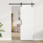 Puerta Corredera  con juego de herrajes blanca 73.5 x 211 cm de Madera Sólida de Pino | Foro24.es | Tu tienda online para hogar, jardín y más Foro24.es