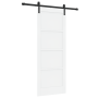Puerta corredera con juego de herrajes blanca 78x202 cm de pino sólido | Foro24.es | Tu tienda online para hogar, jardín y más Foro24.es