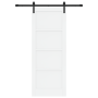 Puerta corredera con juego de herrajes blanca 78x202 cm de pino sólido | Foro24.es | Tu tienda online para hogar, jardín y más Foro24.es