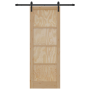Puerta Corredera  con Juego de Herrajes 78x211 cm de Madera Maciza de Pino | Foro24.es | Tu tienda online para hogar, jardín y más Foro24.es