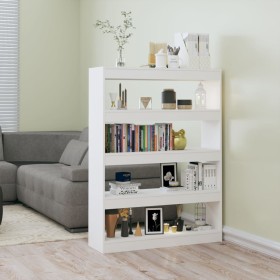 Weißes Regal/Raumteiler 100x30x135 cm von vidaXL, Bücherregale und Regale - Ref: Foro24-811754, Preis: 95,81 €, Rabatt: %