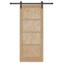 Puerta Corredera  con Kit de Hardware 83x202 cm Madera de Pino | Foro24.es | Tu tienda online para hogar, jardín y más Foro24.es