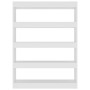 Weißes Regal/Raumteiler 100x30x135 cm von vidaXL, Bücherregale und Regale - Ref: Foro24-811754, Preis: 95,81 €, Rabatt: %