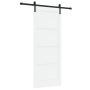 Puerta Deslizante  con Juego de Herrajes Blanca 83x202 cm de Madera Maciza de Pino | Foro24.es | Tu tienda online para hogar, jardín y más Foro24.es