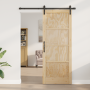 Puerta Corrediza  con Juego de Ferretería 83x211 cm Madera Sólida de Pino | Foro24.es | Tu tienda online para hogar, jardín y más Foro24.es