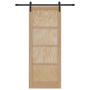 Puerta Corrediza  con Juego de Ferretería 83x211 cm Madera Sólida de Pino | Foro24.es | Tu tienda online para hogar, jardín y más Foro24.es