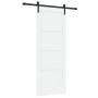 Puerta Deslizante con Conjunto de Herrajes Blanca 83x211 cm Pino Macizo | Foro24.es | Tu tienda online para hogar, jardín y más Foro24.es
