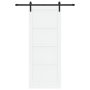 Puerta Deslizante con Conjunto de Herrajes Blanca 83x211 cm Pino Macizo | Foro24.es | Tu tienda online para hogar, jardín y más Foro24.es