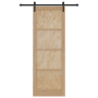Puerta Deslizante con Juego de Herrajes 83x232 cm de Madera Maciza de Pino | Foro24.es | Tu tienda online para hogar, jardín y más Foro24.es