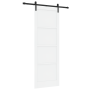 Puerta Deslizante  con Juego de Herrajes Blanca 83x232 cm Madera Sólida de Pino | Foro24.es | Tu tienda online para hogar, jardín y más Foro24.es