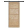 Puerta deslizante  con juego de herrajes 86x198.5 cm de madera maciza de pino | Foro24.es | Tu tienda online para hogar, jardín y más Foro24.es