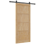Puerta deslizante  con juego de herrajes 86x198.5 cm de madera maciza de pino | Foro24.es | Tu tienda online para hogar, jardín y más Foro24.es
