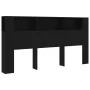 Black headboard furniture 200x18.5x104.5 cm by vidaXL, Headboards and footboards - Ref: Foro24-811953, Price: 80,27 €, Discou...