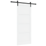 Puerta Deslizante con Kit de Herrajes Blanca 86x211 cm de Madera Maciza de Pino | Foro24.es | Tu tienda online para hogar, jardín y más Foro24.es