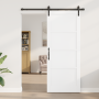 Puerta Deslizante con Kit de Herrajes Blanca 86x211 cm de Madera Maciza de Pino | Foro24.es | Tu tienda online para hogar, jardín y más Foro24.es
