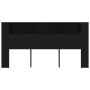 Schwarzes Kopfteilmöbel 200x18,5x104,5 cm von vidaXL, Kopf- und Fußteile - Ref: Foro24-811953, Preis: 82,46 €, Rabatt: %