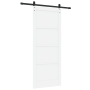Puerta Deslizante con Kit de Herrajes Blanca 86x211 cm de Madera Maciza de Pino | Foro24.es | Tu tienda online para hogar, jardín y más Foro24.es