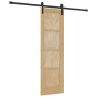 Puerta Corredera  con Juego de Herrajes 61x198,5 cm de Madera Maciza de Pino | Foro24.es | Tu tienda online para hogar, jardín y más Foro24.es