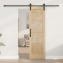 Puerta Corredera  con Juego de Herrajes 61x198,5 cm de Madera Maciza de Pino | Foro24.es | Tu tienda online para hogar, jardín y más Foro24.es