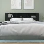 Black headboard furniture 200x18.5x104.5 cm by vidaXL, Headboards and footboards - Ref: Foro24-811953, Price: 80,27 €, Discou...