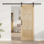 Puerta Deslizante  con Juego de Hardware 73.5x198.5 cm Madera Sólida Pino | Foro24.es | Tu tienda online para hogar, jardín y más Foro24.es