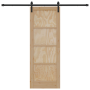 Puerta Deslizante  con Juego de Hardware 73.5x198.5 cm Madera Sólida Pino | Foro24.es | Tu tienda online para hogar, jardín y más Foro24.es