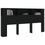 Schwarzes Kopfteilmöbel 200x18,5x104,5 cm von vidaXL, Kopf- und Fußteile - Ref: Foro24-811953, Preis: 82,46 €, Rabatt: %