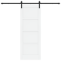 Puerta Deslizante  con Juego de Herrajes Blanca 73.5x198.5 cm de Madera Maciza de Pino | Foro24.es | Tu tienda online para hogar, jardín y más Foro24.es