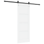 Puerta Deslizante  con Juego de Herrajes Blanca 73.5x198.5 cm de Madera Maciza de Pino | Foro24.es | Tu tienda online para hogar, jardín y más Foro24.es