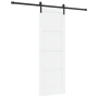 Puerta Deslizante  con Juego de Herrajes Blanca 73.5x211 cm de Madera Maciza de Pino | Foro24.es | Tu tienda online para hogar, jardín y más Foro24.es