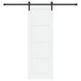 Puerta Deslizante  con Juego de Herrajes Blanca 73.5x211 cm de Madera Maciza de Pino | Foro24.es | Tu tienda online para hogar, jardín y más Foro24.es