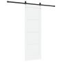 Puerta Deslizante  con Juego de Herrajes Blanca 73.5x211 cm de Madera Maciza de Pino | Foro24.es | Tu tienda online para hogar, jardín y más Foro24.es