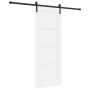 Puerta Deslizante  con Juego de Herramientas Blanca 78x202 cm Madera Sólida Pino | Foro24.es | Tu tienda online para hogar, jardín y más Foro24.es