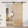 Puerta corrediza  con set de herrajes 83x202 cm de madera maciza de pino | Foro24.es | Tu tienda online para hogar, jardín y más Foro24.es