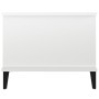 Mesa de centro madera contrachapada blanco brillo 90x50x40 cm de vidaXL, Mesas de centro - Ref: Foro24-812759, Precio: 47,88 ...